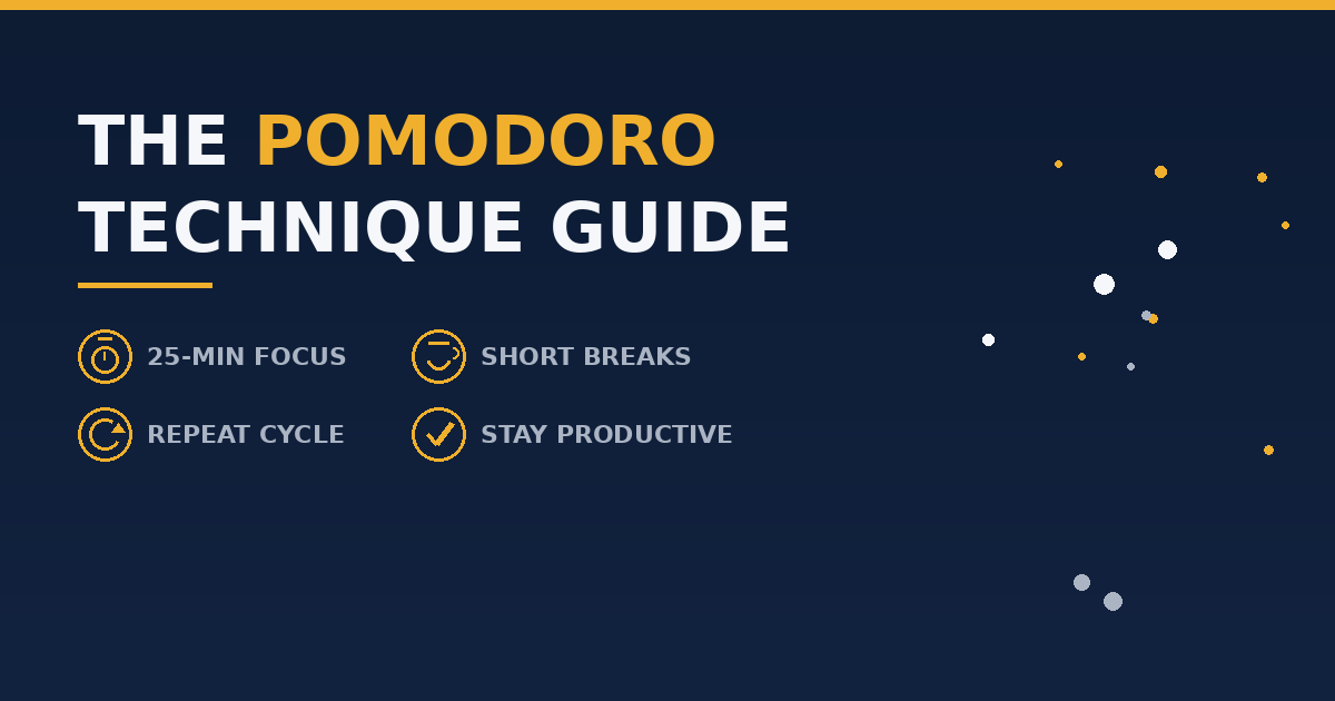 The Pomodoro Technique: A Beginner's Guide to Focused Study
